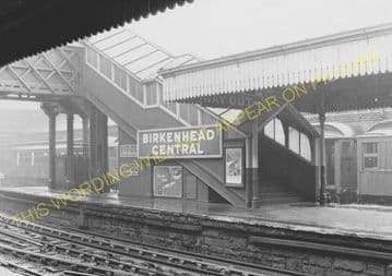 Birkenhead Central Railway Station Photo. Mersey Railway. (12)