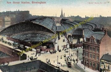 Birmingham New Street Railway Station Photo. London & North Western Railway (8)