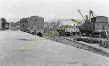 Bishops Castle Railway Station Photo. Lydham Heath and Craven Arms Line. (12)