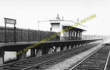 Blaby Railway Station Photo. Glen Parva - Narborough. Wigston to Croft Line. (1)