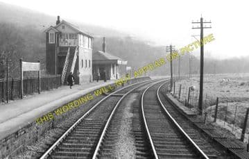 Blackmill Railway Station Photo. Brynmenyn to Ogmore Vale and Hendreforgan. (4)