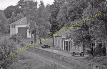 Blacksboat Railway Station Photo. Knockando - Ballindalloch. Carron to Advie (3)