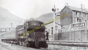 Blaengarw Railway Station Photo. Pontcymmer - Abergwynfi. Cymmer Line. (1)