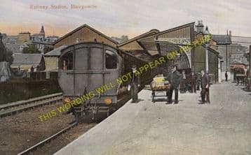 Blairgowrie Railway Station Photo. Rosemount and Coupar Angus Line. (10)