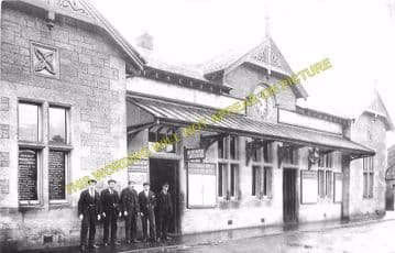 Blairgowrie Railway Station Photo. Rosemount and Coupar Angus Line. (11)
