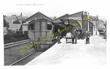 Blairgowrie Railway Station Photo. Rosemount and Coupar Angus Line. (2)