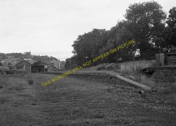 Blairgowrie Railway Station Photo. Rosemount and Coupar Angus Line. (7)