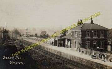 Blake Hall Railway Station Photo. Ongar - North Weald. Epping Line. (6)