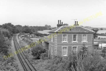 Blake Hall Railway Station Photo. Ongar - North Weald. Epping Line. (8)