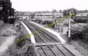 Blakesley Railway Station Photo. Towcester - Morton Pinkney. Stratford Line. (3)