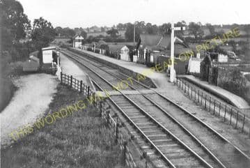 Blakesley Railway Station Photo. Towcester - Morton Pinkney. Stratford Line. (9).