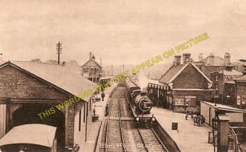 Blandford Forum Railway Station Photo. Shillingstone - Spetisbury. S&DJR. (4)