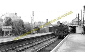 Blandford Forum Railway Station Photo. Shillingstone - Spetisbury. S&DJR. (6)