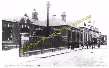 Blaydon Railway Station Photo. Ryton to Derwenthaugh and Scotswood Lines. (4)