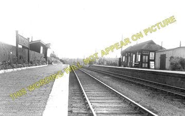 Blockley Railway Station Photo. Campden - Moreton-in-Marsh. Evesham Line. (1)..