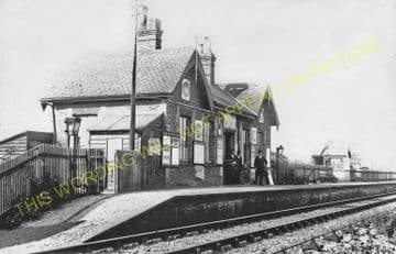 Bluestone Railway Station Photo. Aylsham - Corpusty & Saxthorpe.. M&GNR. (2).