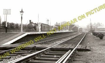 Blyth Railway Station Photo. Newsham, Hartley and Newcastle Line. (1)