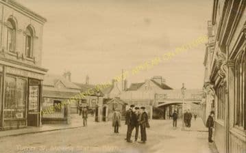 Blyth Railway Station Photo. Newsham, Hartley and Newcastle Line. (11).