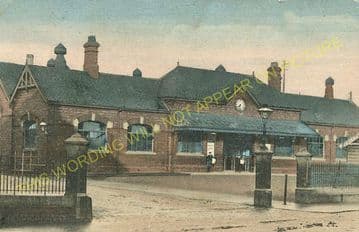 Blyth Railway Station Photo. Newsham, Hartley and Newcastle Line. (5)