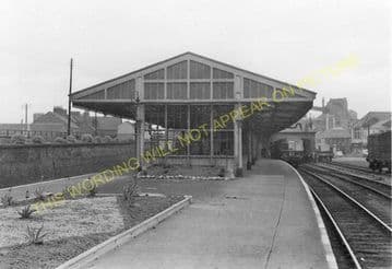 Blyth Railway Station Photo. Newsham, Hartley and Newcastle Line. (9)