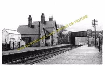 Bodfari Railway Station Photo. Denbigh - Caerwys. Nannerch and Mold Line. (2)