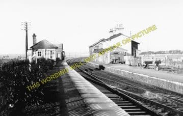 Bodorgan Railway Station Photo. Gaerwen - Rhosneigr. Bangor to Holyhead. LNW (1)..