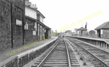 Bodorgan Railway Station Photo. Gaerwen - Rhosneigr. Bangor to Holyhead. LNW (3)