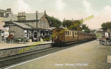 Bonar Bridge Railway Station Photo. Edderton - Culrain. Ardgay. Highland. (12)