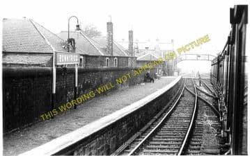 Bonnyrigg Railway Station Photo. Hawthornden - Eskbank. North British Rly. (1)..