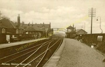 Bonnyrigg Railway Station Photo. Hawthornden - Eskbank. North British Rly. (3)