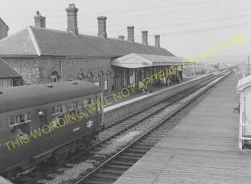 Borth Railway Station Photo. Glandyfi - Llandre. Machynlleth to Aberyswyth. (6).