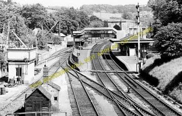 Box Railway Station Photo. Corsham - Bathampton. Chippenham to Bath Line. (4)