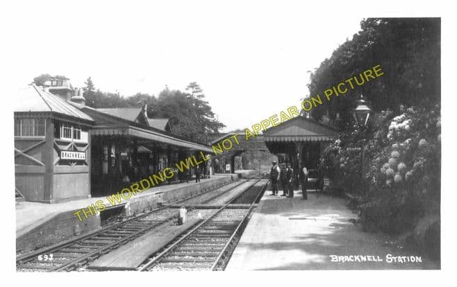 Bracknell Railway Station Photo. Wokingham - Sunningdale. Reading to Ascot. (3)