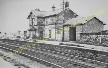 Bradbury Railway Station Photo. Ferry Hill - Aycliffe. (1).