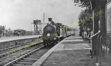 Brading Railway Station Photo. Sandown to Bembridge & Ryde Lines. (20)