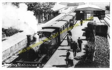Brading Railway Station Photo. Sandown to Bembridge & Ryde Lines. (9)