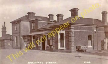 Braintree & Bocking Railway Station Photo. Cressing - Rayne. Felstead Line. (10).