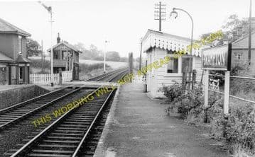 Brampton Railway Station Photo. Beccles - Halesworth. Saxmundham Line. (1)..
