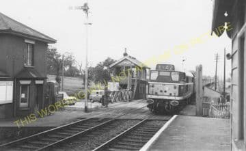Brampton Railway Station Photo. Beccles - Halesworth. Saxmundham Line. (5)