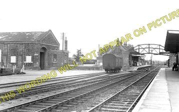 Brandon Railway Station Photo. Thetford - Lakenheath. Ely Line. (1)..