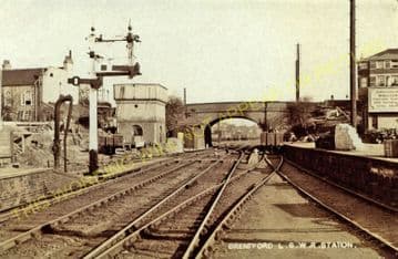 Brentford Central Railway Station Photo. Isleworth - Kew Bridge. L&SWR. (6)