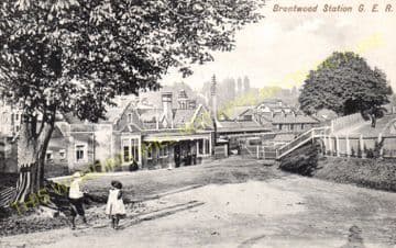 Brentwood & Warley Railway Station Photo. Harold Wood - Shenfield & Hutton (12)