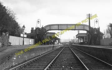 Bridge of Earn Railway Station Photo. Perth to Abernethy and Glenfarg Lines (1)..