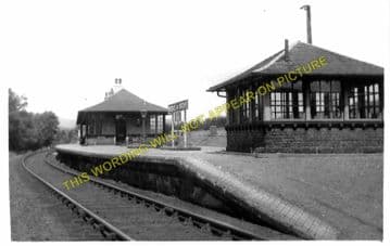 Bridge of Orchy Railway Station Photo. Tyndrum - Rannoch. Crianlarich Line. (2)
