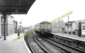 Bridport Railway Station Photo. West Bay - Powerstock. Maiden Newton Line. (2)
