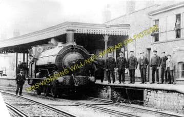 Bridport Railway Station Photo. West Bay - Powerstock. Maiden Newton Line. (5)