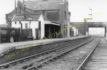 Brixworth Railway Station Photo. Spratton -Lamport. Northampton to Clipston. (2)
