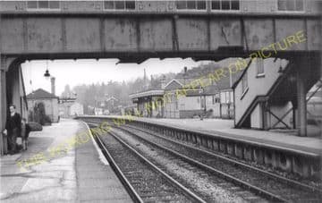 Broadstone Railway Station Photo. Wimborne to Poole and Hamworthy Lines. (22)