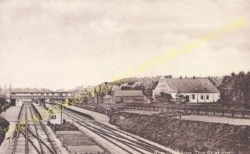 Broadstone Railway Station Photo. Wimborne to Poole and Hamworthy Lines. (25).