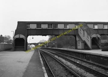 Broadstone Railway Station Photo. Wimborne to Poole and Hamworthy Lines. (5)